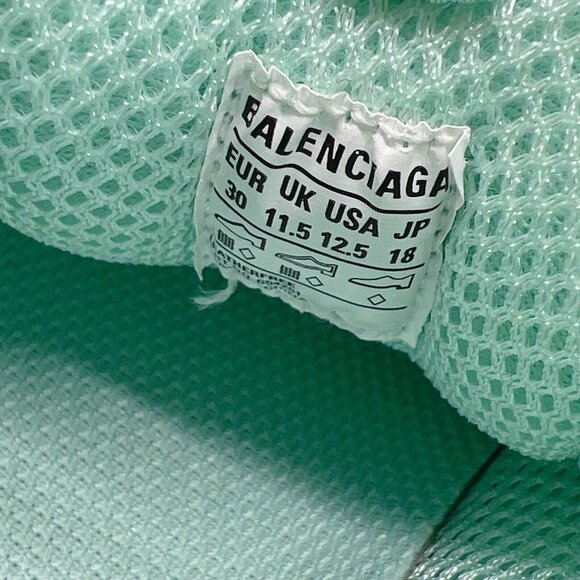 Balenciaga Triple S Kids Sneaker Mint Green EU 30 US 12.5 * NEW in box - Picture 13 of 13